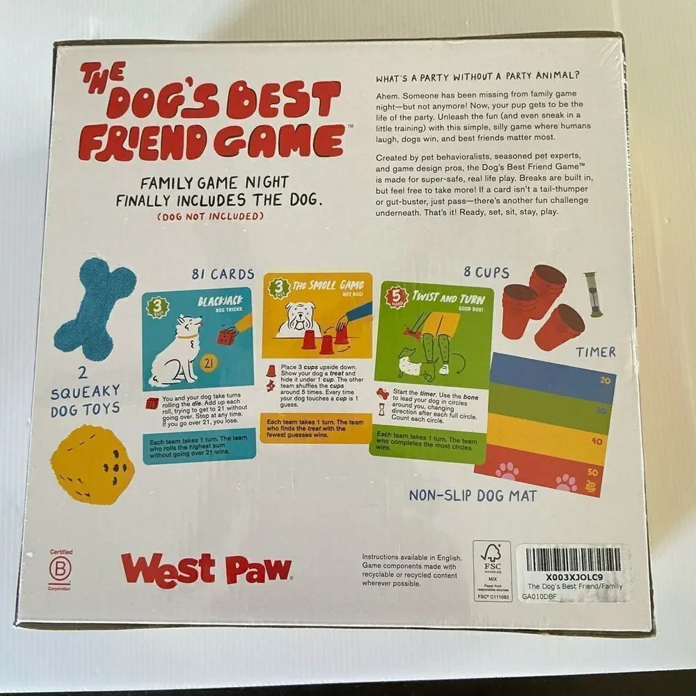 The Dog's Best Friend Game NWT never opened